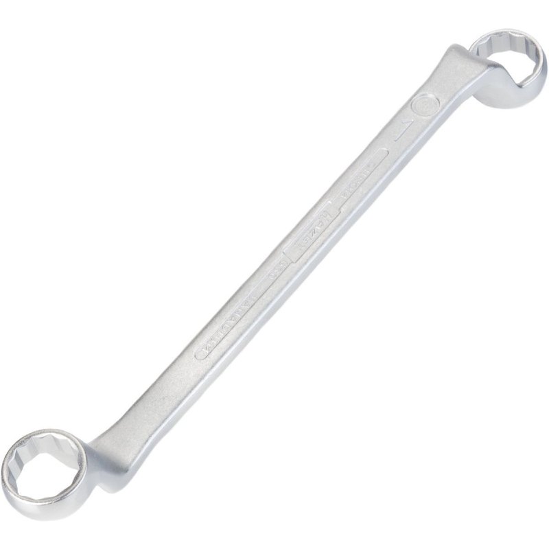 Hazet Clé polygonale double - Profil à 12 pans extérieurs - Taille: 15?16 x 1 - Longueur totale: 330 mm - 630A-15/16X1