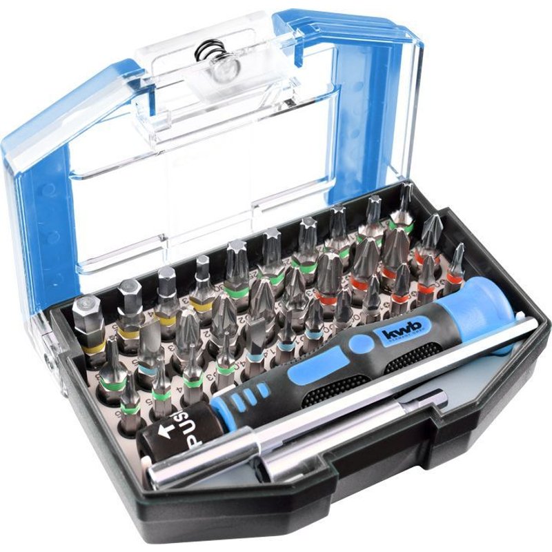 KWB ONE for ALL, boîtes d'embouts 35 piéces - 119000