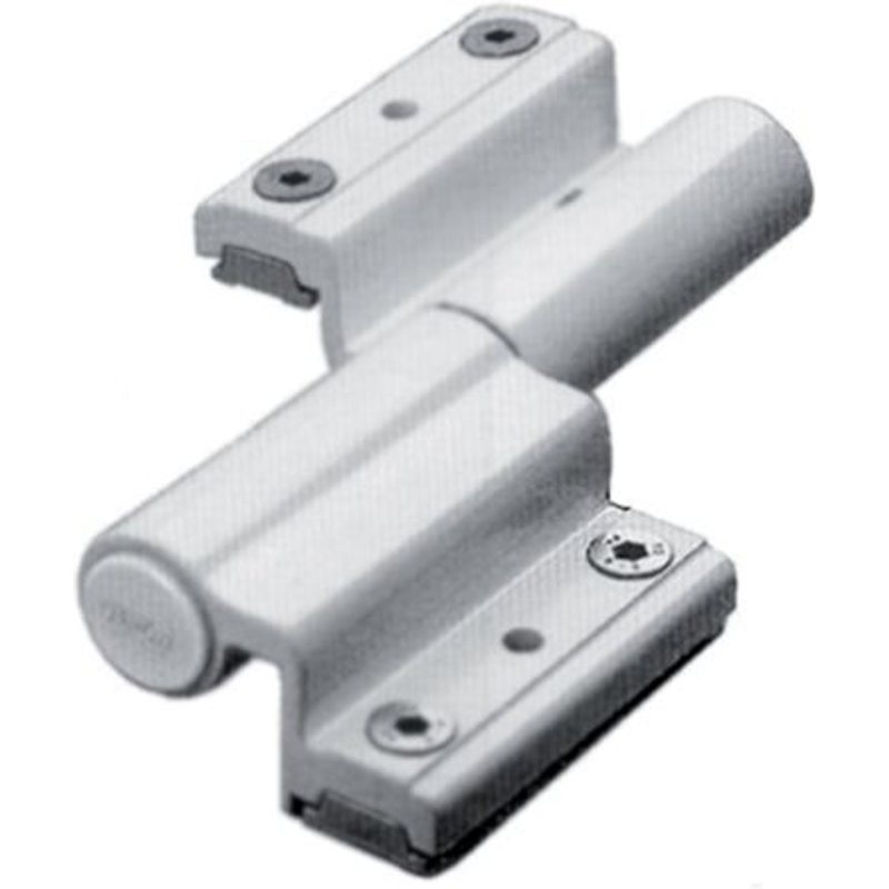 Paumelle à clamer porte fenêtre Venice Baby FAPIM gorge 14x18/13.6x16.8 - Noir 9005 - 5603A_37