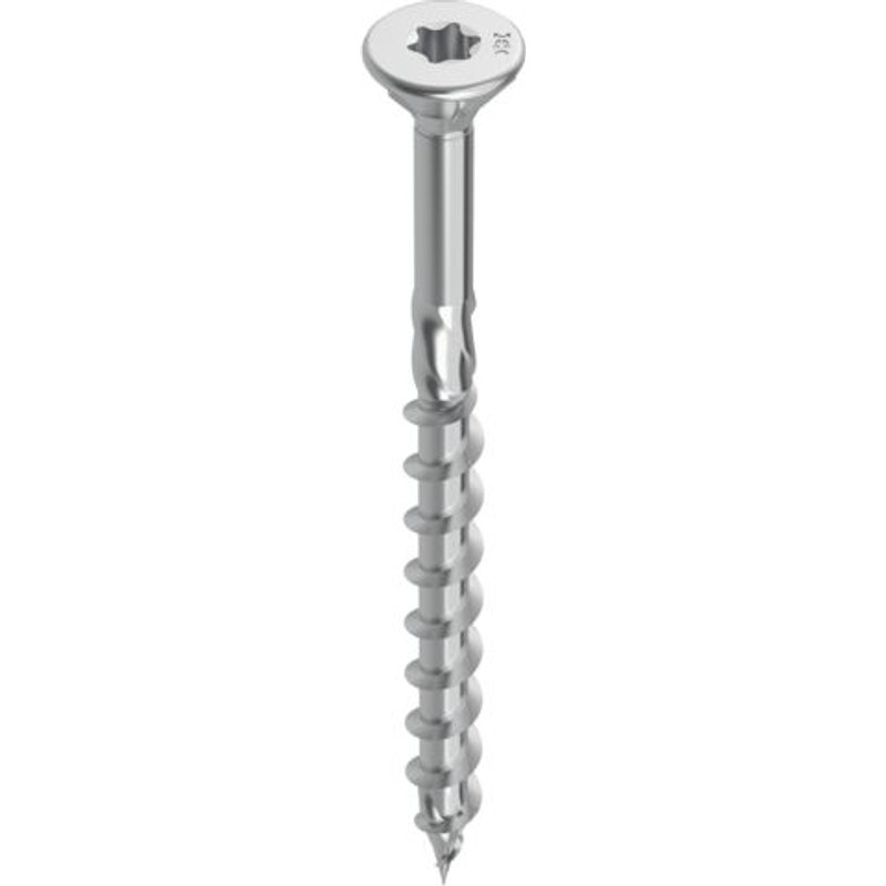 Boite 200 Vis HECO Topix Terrasse - Anti-fendage - Inox A2 - Tête fraisante Torx Ø4.5x70 - 40237