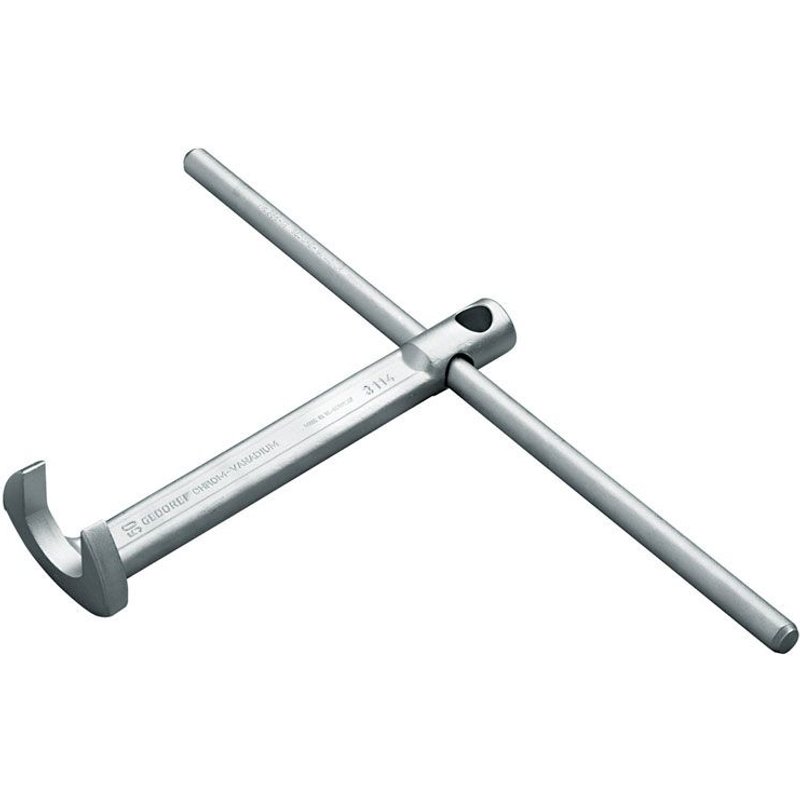 Gedore Clé à fourche coudée avec broche 30 mm - DS 3114 30