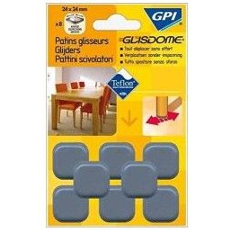 Gpi - 316525 - Patin Glisseurs 24X24 mm