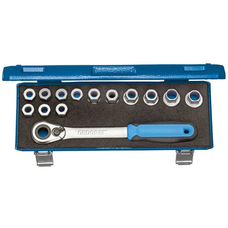 Gedore Composition de douilles 1/2" 14 pc 10-24 mm - 19 SKU-20