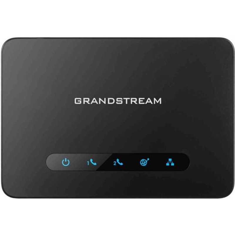 Grandstream HT814 Noir Neuf - Téléphone fixe et accessoires