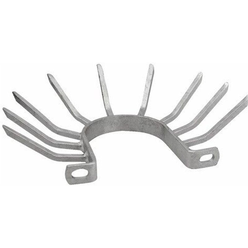 Collier anti-escalade - pour tubes de descente d eau pluviale - galva WALRAVEN