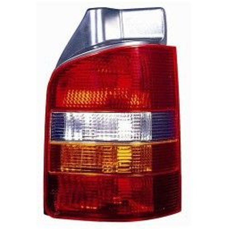 Feu Arrière Droit Sans Partie Électrique (Fumé) Pour Volkswagen Transporter De 2003 À 2009 Version 2 Portes