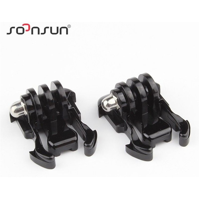 CNYO® 2 pcs Casque Mont De Base Adaptateur Boucle Poitrine Fixation de la Dragonne pour GoPro Hero 3/4/5/6 pour SJCAM pour Xiaomi Yi Accessoires