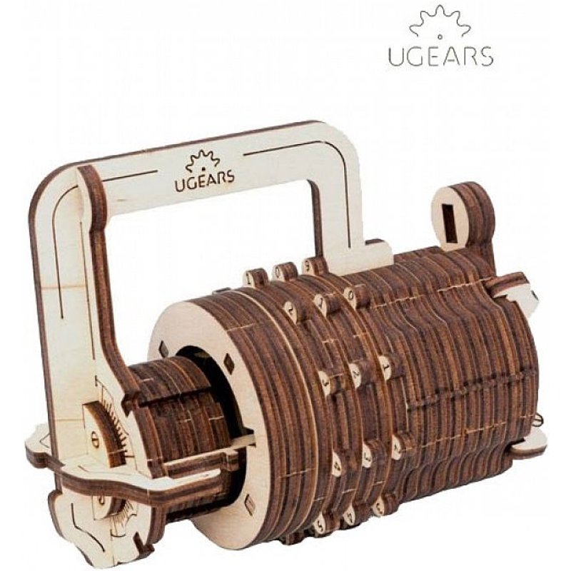 Ugears Serrure A Combinaison - Casse-Tête 3d