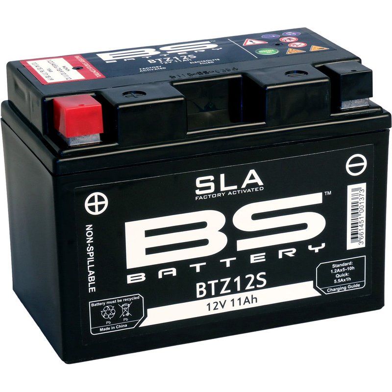 Batterie BS Battery BTZ12S 12V 11,6Ah SLA activée usine
