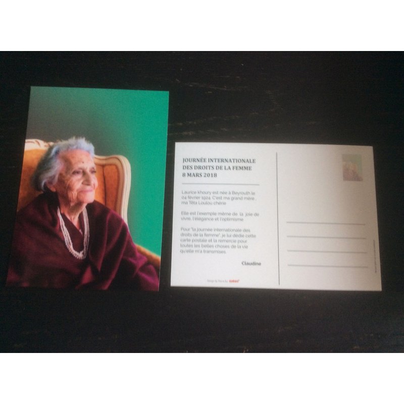 Carte Postale : Journée Internationale Des Droits Des Femmes 2018