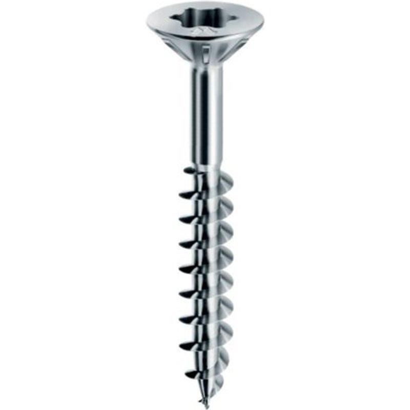 Vis à bois MUSTAD Panelvit - Torx - Ø4.5x80 mm - Filetage partiel fraisante - Boite de 200 - PFACXP450800C8C