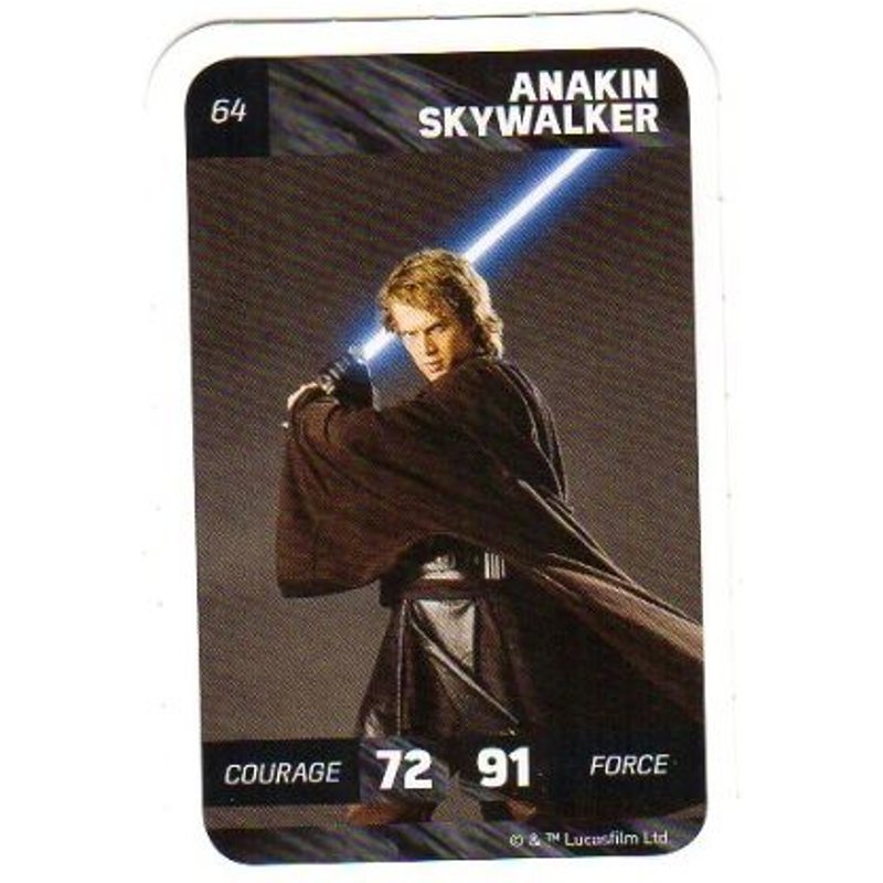 Anakin Skywalker - Carte Leclerc N°64 - Star Wars