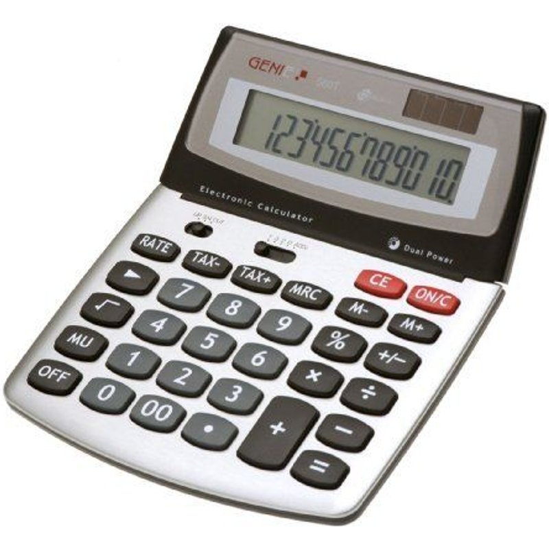 Calculatrice de bureau Genie 560 T Calculator 12 chiffres