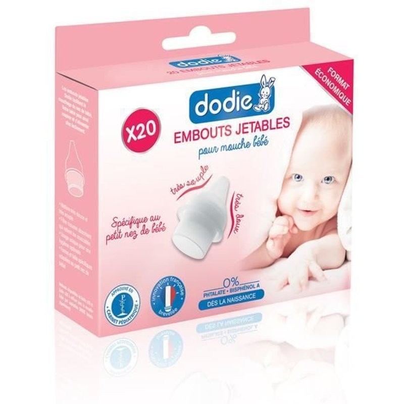 Dodie 20 Embouts Jetables Pour Mouche Bébé