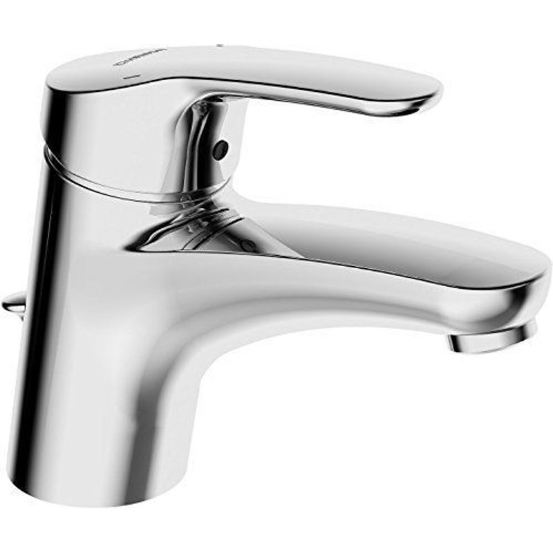 Hansa 1092183 7833801 Mix Mitigeur de lavabo à levier simple avec écoulement fixe/garniture d'écoulement Chromé