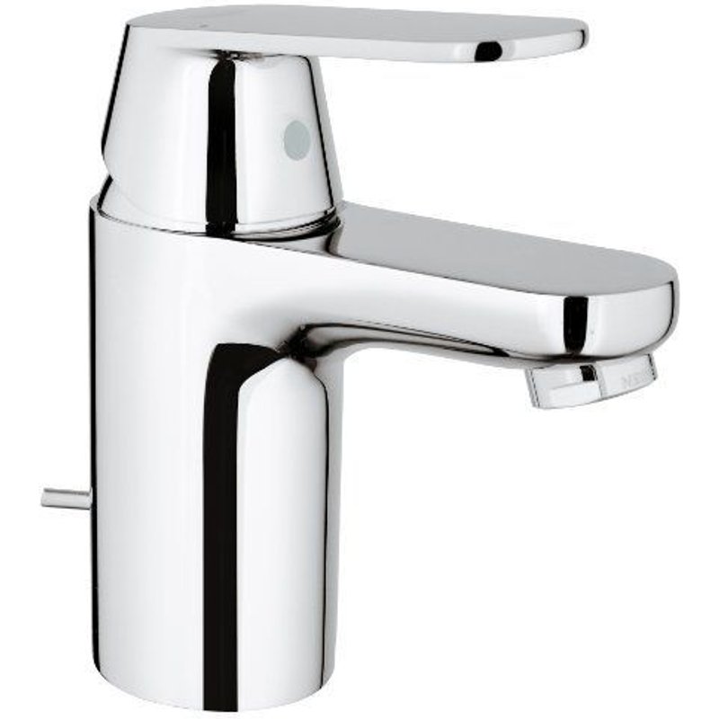 GROHE Robinet de lavabo Eurosmart Cosmopolitan, clapet de vidage, bec standard, basse pression 32955000 Import Allemagne