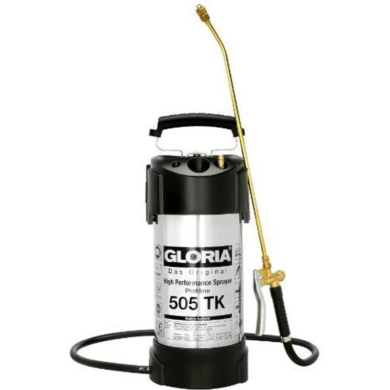 Gloria 505TK Profi Pulvérisateur Acier inoxydable 5 l Import Allemagne