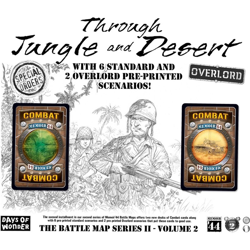 Memoire44 - Dans La Jungle Et Le Désert - The Battle Map Series I I - Volume 2