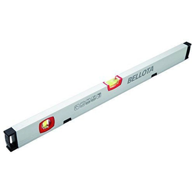 Bellota 50101M-120 Niveau tubulaire de 120 cm avec des fioles d'une précision de 0
