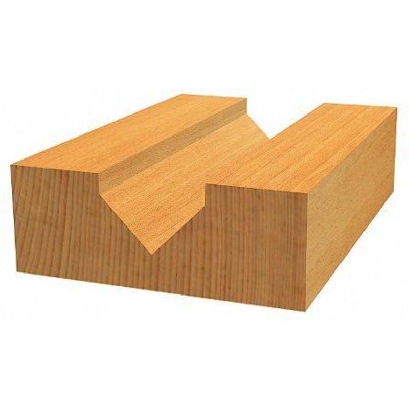 Bosch 2608628415 en V à deux Flutes en carbure de tungstène pour défonceuse - 90