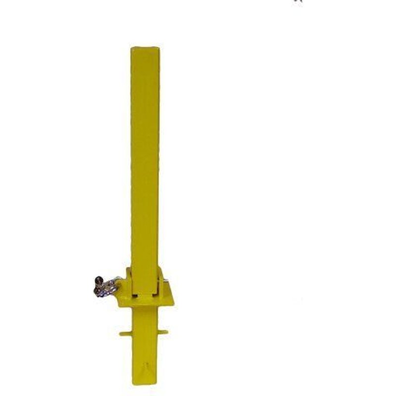 Maypole MP9739 Poteau bloque-parking rabattable Ă fixation au sol