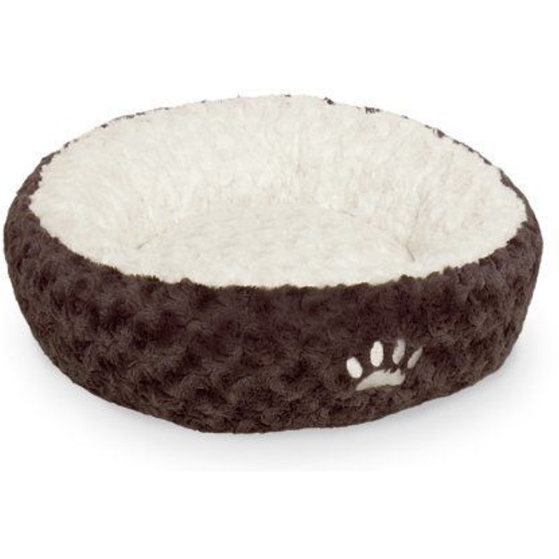 Nobby 71562 Donut Panier Pour Chien/Chat Marron/Blanc 45 Cm