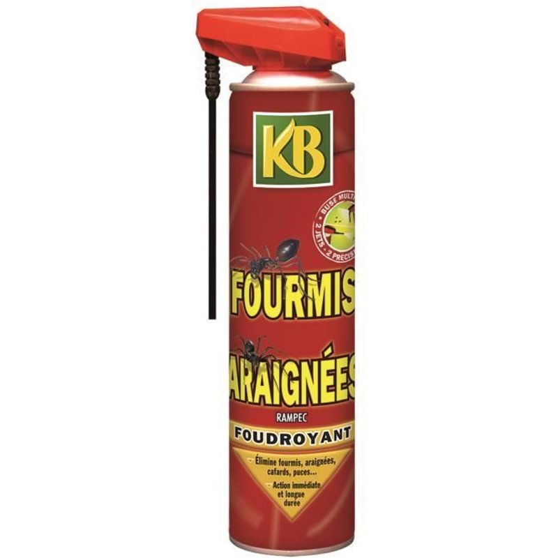 KB Aérosol fourmis araignées - 400 ml
