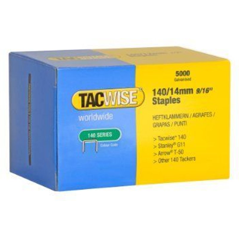 Tacwise 0344 Agrafes 140/14 mm 5000 pièces