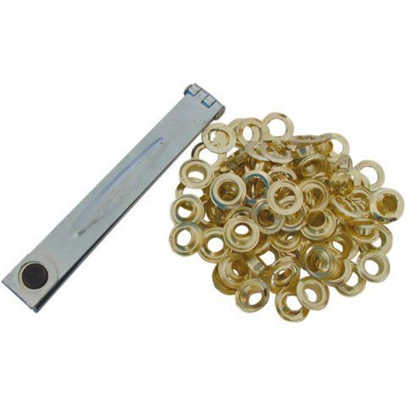 Berger & Schröter 50051 Pince à oeillets 60 oeillets inclus Pour bâches (Import Allemagne)