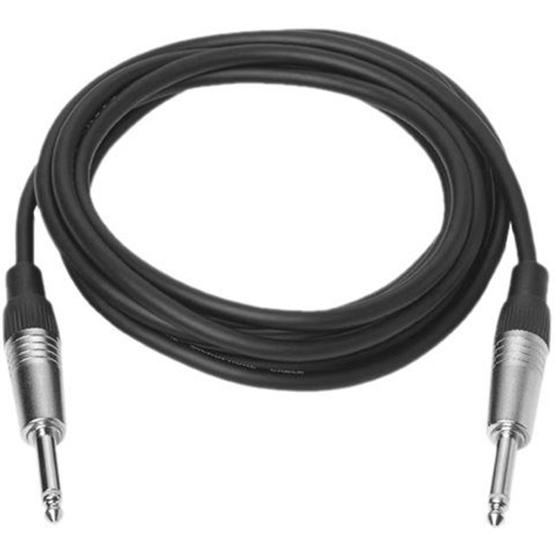 VivoLink - Câble audio - jack mono mâle pour jack mono mâle - 10 m - blindé - noir