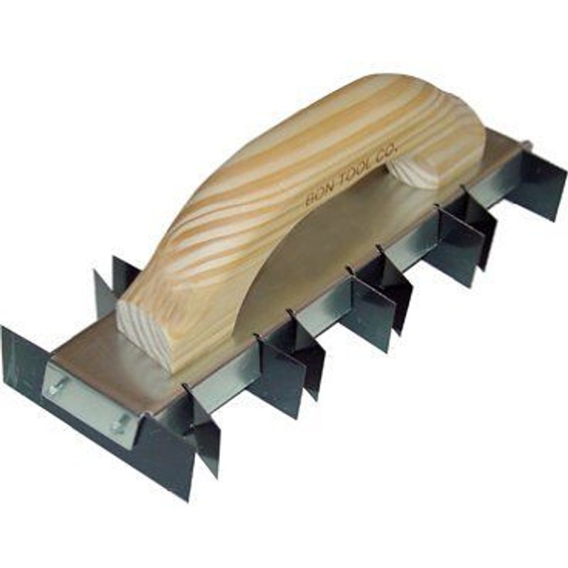 Bon 13-141 Chemin de fer d'angle avec manche en bois 25,4x10,2cm