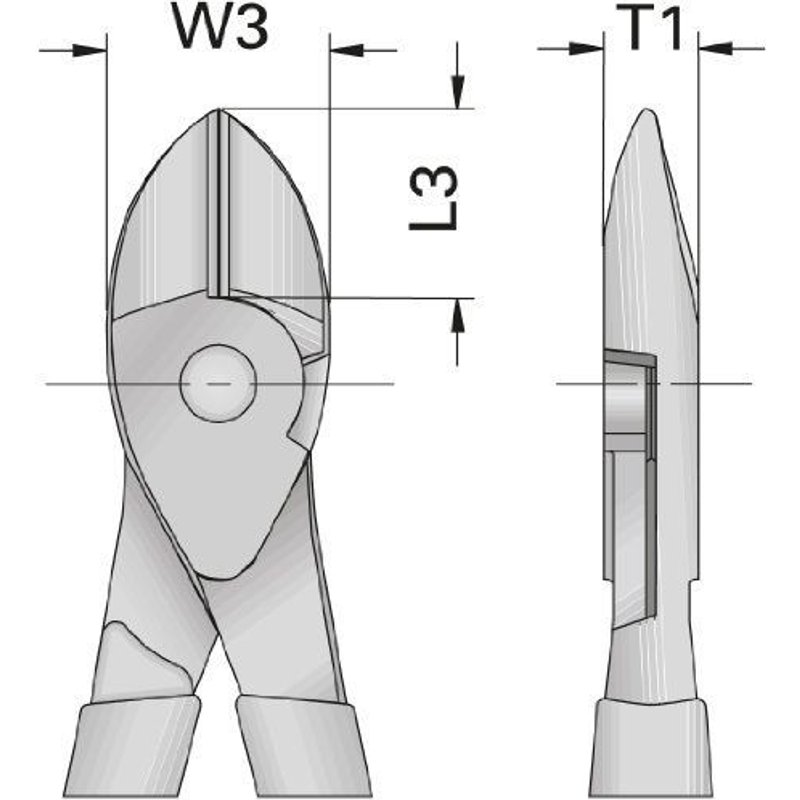 Gedore VDE 8316-180 H Pince coupante diagonale VDE