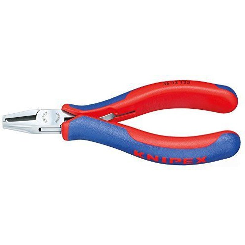 KNIPEX 36 32 125 Pince à composants pour l'électronique avec gaines bi-matière 125 mm