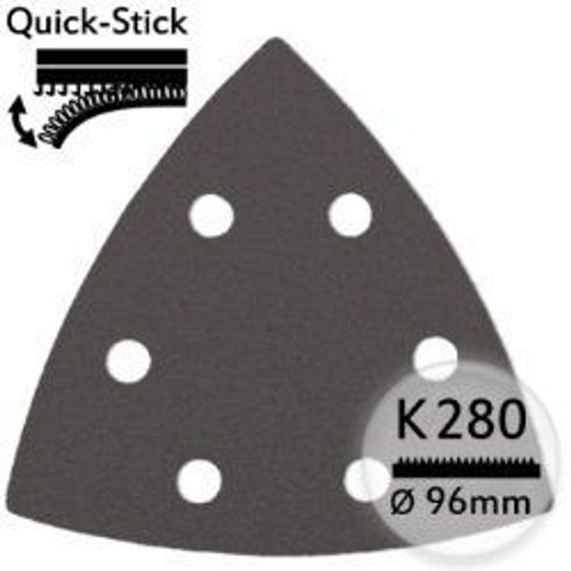 KWB quick-stick schleifvlies, autocollant, 96 mm-pour bosch delta 4929-28 powerPlusX