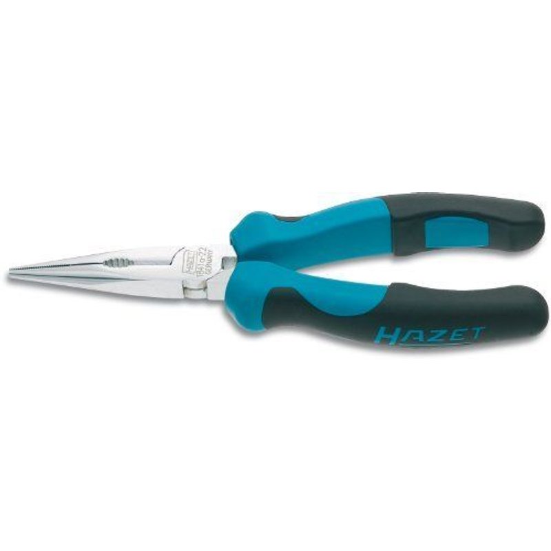 Hazet 1841A - 22-Pince à bec demi-rond et brillant Plaqué chrome