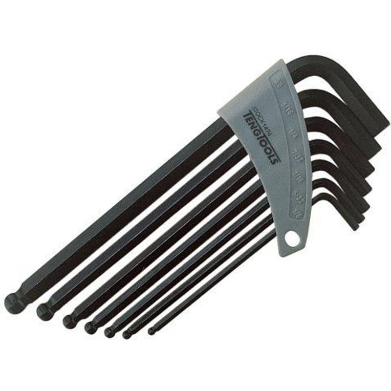 Teng - 1474 bille de clés hexagonales Set 7 AF - TEN1474