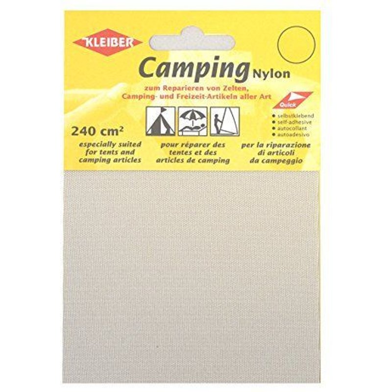 Kleiber 48008 camping nylon adhésif, gris clair