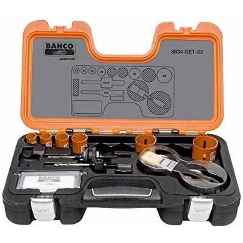 Bahco - 3834-Coffret scie cloche - 62