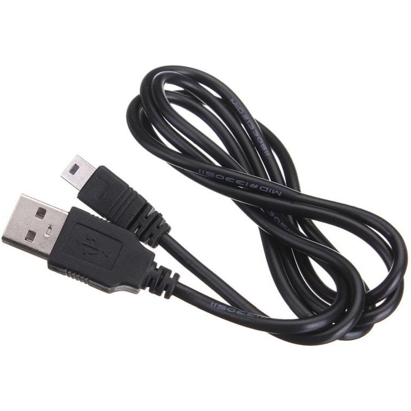 Câble USB mini USB pour manette Sony PLaystation 3 PS3 et Nintendo Wii U - 1,8 m