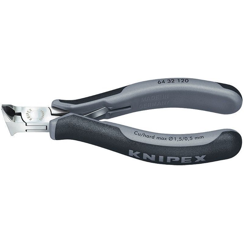 Knipex Pince coupante de devant pour l'électronique ESD 120 mm - 64 32 120 ESD
