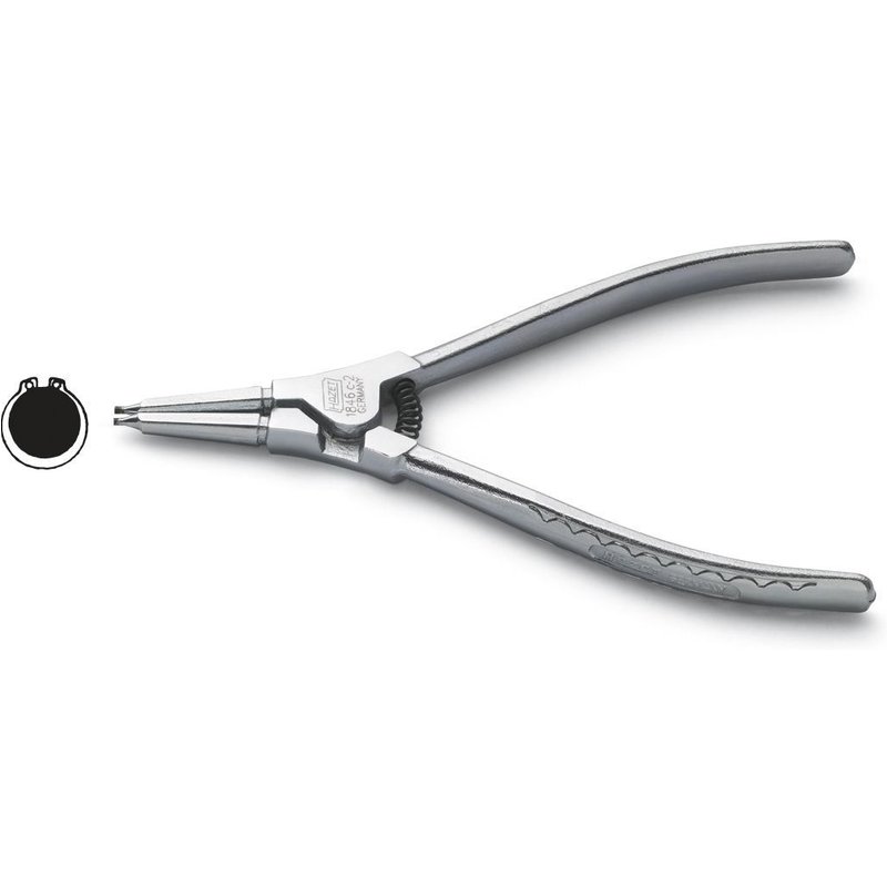 Hazet Pince Ă circlips - Longueur totale: 139 mm - 1846C-0