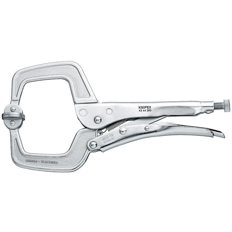 Knipex Pince-étau à souder zinguée brillante 280 mm - 42 44 280