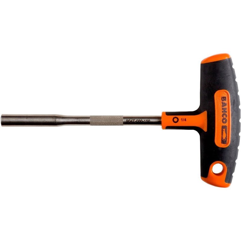 Bahco PORTE-EMBOUTS 1/4, MANCHE EN T, 180MM - 904T-060-150