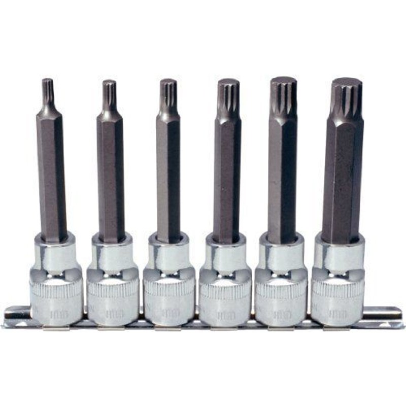 KS Tools 918.1358Chrome douilles XZN de long, lot de 6