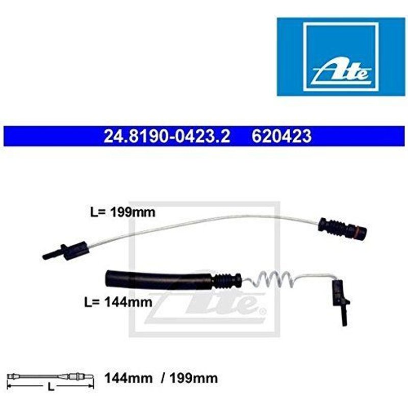 ATE 24.8190-0423.2 Contact d'avertissement, usure des garnitures de frein