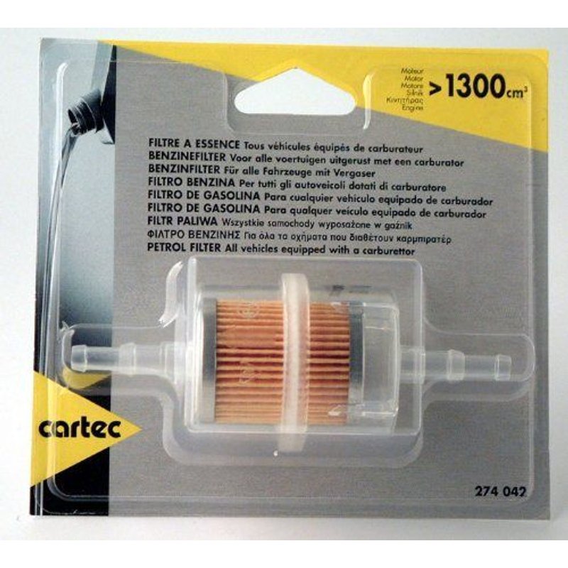 Cartec 274042 Filtre à Essence Véhicules 1300 cc