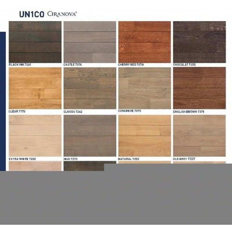 Huile monocouche bicomposant Unico English Brown 7371 - 300 ml CIRANOVA