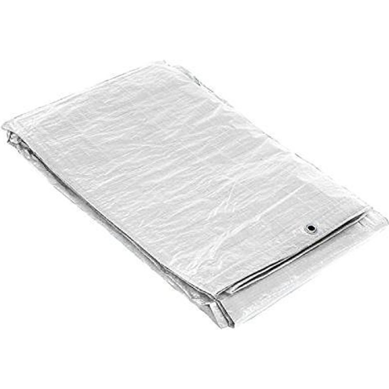 Saturnia 15070055Bâche de protection avec oeillets en métal Env. 4x 6m blanc