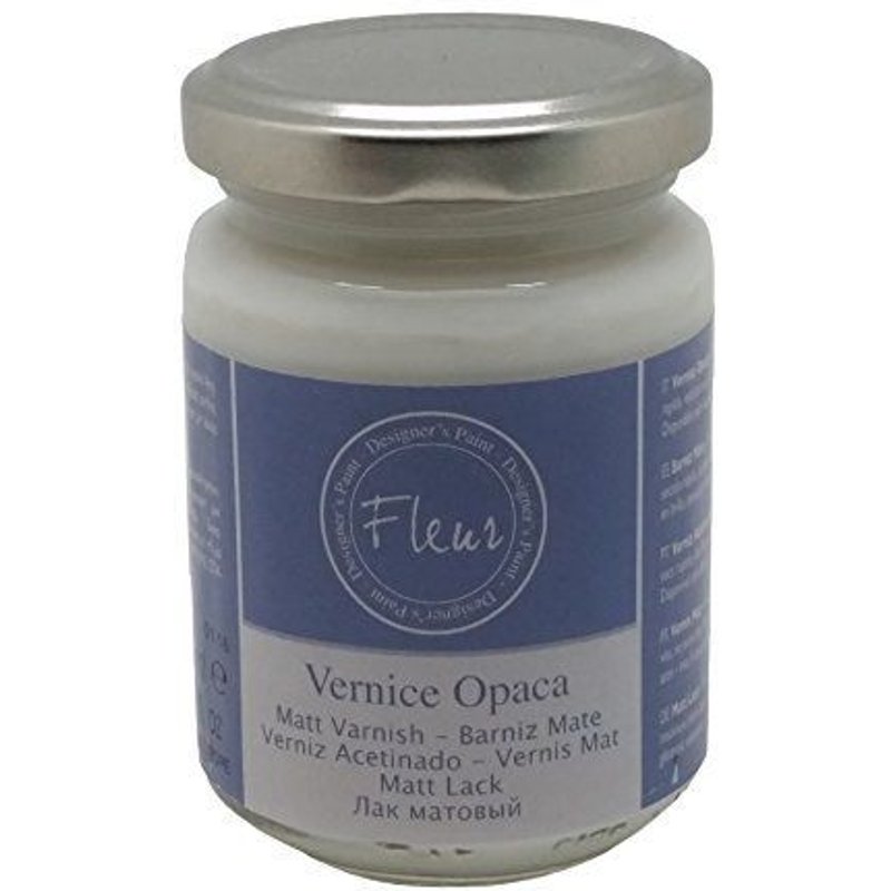Peinture Fleur 12606-Vernis Mat pour l'intérieur et l'extérieur, 130ml couleur transparent