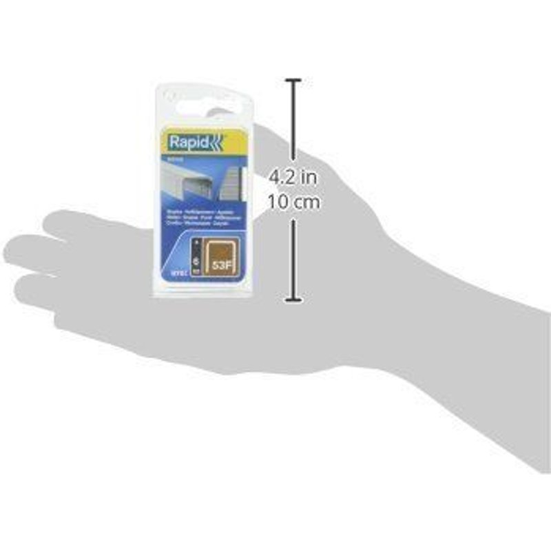 Rapid 5000555 Blister de 970 Agrafes 53F/6 mm galva 0,97M
